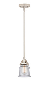 Nouveau 2 One Light Mini Pendant in Polished Nickel (405|288-1S-PN-G184S)