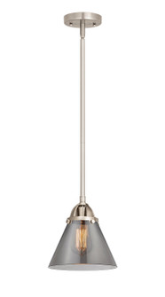 Nouveau 2 One Light Mini Pendant in Brushed Satin Nickel (405|288-1S-SN-G43)