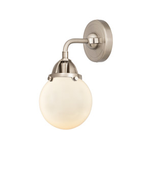 Nouveau 2 LED Wall Sconce in Brushed Satin Nickel (405|288-1W-SN-G201-6-LED)