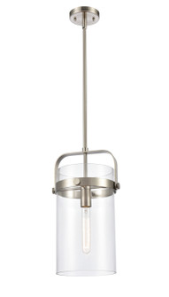 Restoration LED Mini Pendant in Brushed Satin Nickel (405|413-1S-SN-8CL-LED)