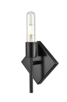 Auralume One Light Wall Sconce in Matte Black (405|425-1W-BK)