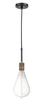 Restoration LED Mini Pendant in Black Antique Brass (405|444-1P-BAB-BB-164-LED)
