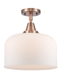 Caden One Light Flush Mount in Antique Copper (405|447-1C-AC-G71-L)