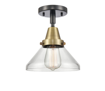 Caden One Light Flush Mount in Black Antique Brass (405|447-1C-BAB-G4472)