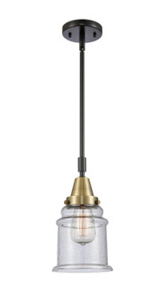 Caden One Light Mini Pendant in Black Antique Brass (405|447-1S-BAB-G184)