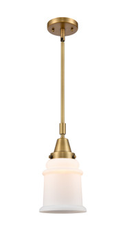 Caden One Light Mini Pendant in Brushed Brass (405|447-1S-BB-G181)