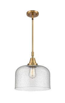Caden LED Mini Pendant in Brushed Brass (405|447-1S-BB-G74-L-LED)