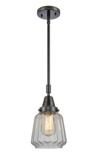 Caden LED Mini Pendant in Matte Black (405|447-1S-BK-G142-LED)