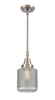 Caden One Light Mini Pendant in Brushed Satin Nickel (405|447-1S-SN-G262)