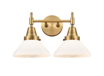 Caden Two Light Bath Vanity in Brushed Brass (405|447-2W-BB-G4471)