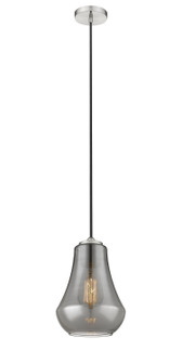 Auralume LED Mini Pendant in Brushed Satin Nickel (405|490-1P-SN-G573-7-LED)