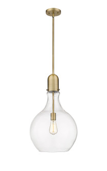 Auralume One Light Pendant in Brushed Brass (405|492-1S-BB-G582-14)