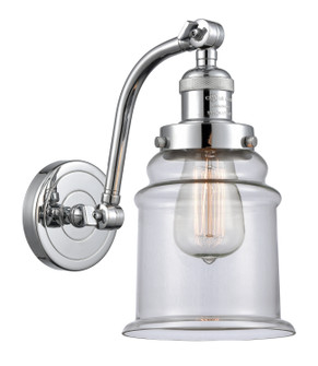 Franklin Restoration One Light Wall Sconce in Polished Chrome (405|515-1W-PC-G182)