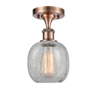 Ballston One Light Semi-Flush Mount in Antique Copper (405|516-1C-AC-G105)