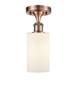 Ballston One Light Semi-Flush Mount in Antique Copper (405|516-1C-AC-G801)