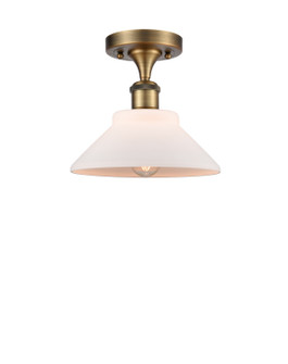 Ballston LED Semi-Flush Mount in Brushed Brass (405|516-1C-BB-G131-LED)