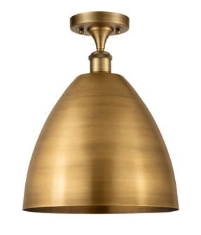 Ballston LED Semi-Flush Mount in Brushed Brass (405|516-1C-BB-MBD-12-BB-LED)