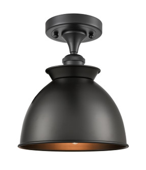 Ballston One Light Semi-Flush Mount in Matte Black (405|516-1C-BK-M14-BK)