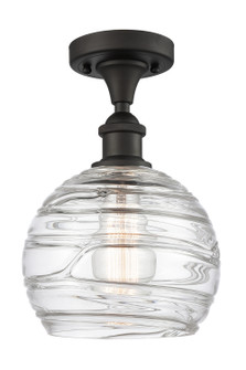 Ballston LED Semi-Flush Mount in Oil Rubbed Bronze (405|516-1C-OB-G1213-8-LED)