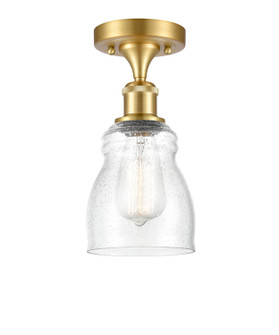 Ballston One Light Semi-Flush Mount in Satin Gold (405|516-1C-SG-G394)
