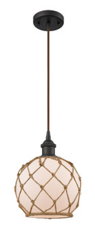 Ballston One Light Mini Pendant in Oil Rubbed Bronze (405|516-1P-OB-G121-8RB)