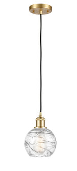 Ballston LED Mini Pendant in Satin Gold (405|516-1P-SG-G1213-6-LED)