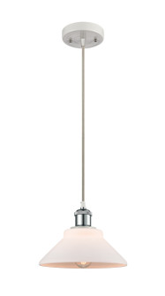 Ballston One Light Mini Pendant in White Polished Chrome (405|516-1P-WPC-G131)