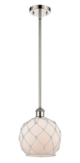 Ballston One Light Mini Pendant in Polished Nickel (405|516-1S-PN-G121-8RW)