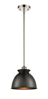 Ballston One Light Mini Pendant in Polished Nickel (405|516-1S-PN-M14-BK)