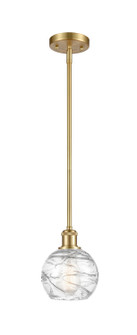 Ballston One Light Mini Pendant in Satin Gold (405|516-1S-SG-G1213-6)