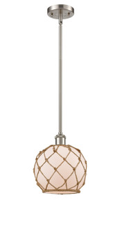 Ballston One Light Mini Pendant in Brushed Satin Nickel (405|516-1S-SN-G121-8RB)