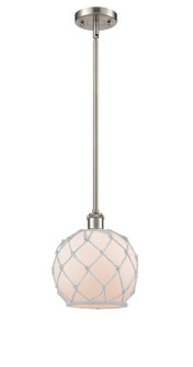 Ballston One Light Mini Pendant in Brushed Satin Nickel (405|516-1S-SN-G121-8RW)