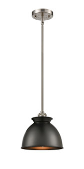 Ballston One Light Mini Pendant in Brushed Satin Nickel (405|516-1S-SN-M14-BK)