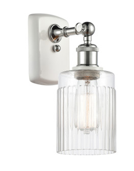 Ballston One Light Wall Sconce in White Polished Chrome (405|516-1W-WPC-G342)