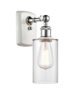 Ballston One Light Wall Sconce in White Polished Chrome (405|516-1W-WPC-G802)