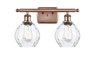 Ballston LED Bath Vanity in Antique Copper (405|516-2W-AC-G362-LED)