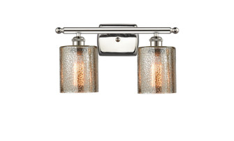 Ballston Two Light Bath Vanity in Polished Nickel (405|516-2W-PN-G116)