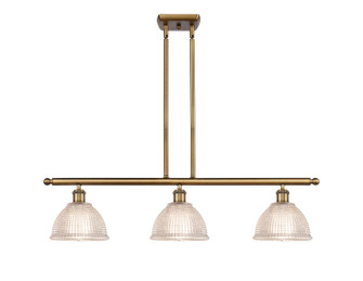 Ballston Three Light Island Pendant in Brushed Brass (405|516-3I-BB-G422)