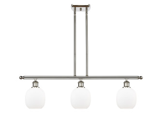 Ballston Three Light Island Pendant in Polished Nickel (405|516-3I-PN-G101)