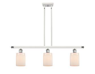 Ballston Three Light Island Pendant in White Polished Chrome (405|516-3I-WPC-G341)