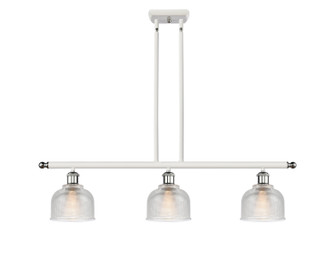 Ballston Three Light Island Pendant in White Polished Chrome (405|516-3I-WPC-G412)