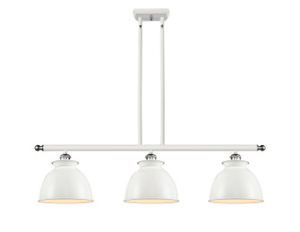 Ballston Three Light Island Pendant in White Polished Chrome (405|516-3I-WPC-M14-W)