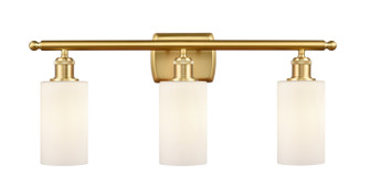 Ballston Three Light Bath Vanity in Satin Gold (405|516-3W-SG-G801)