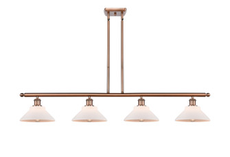 Ballston LED Island Pendant in Antique Copper (405|516-4I-AC-G131-LED)