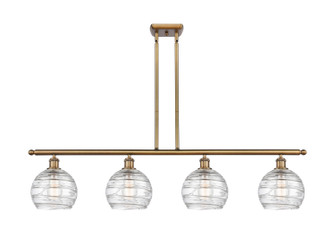 Ballston LED Island Pendant in Brushed Brass (405|516-4I-BB-G1213-8-LED) Ballston LED Island Pendant in Brushed Brass (405|516-4I-BB-G1213-8-LED)
