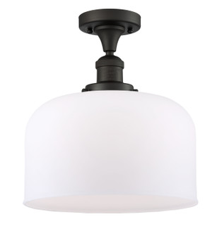 Franklin Restoration One Light Semi-Flush Mount in Oil Rubbed Bronze (405|517-1CH-OB-G71-L)