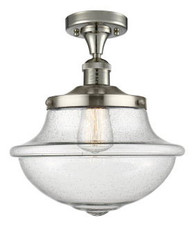 Franklin Restoration One Light Semi-Flush Mount in Polished Nickel (405|517-1CH-PN-G544)