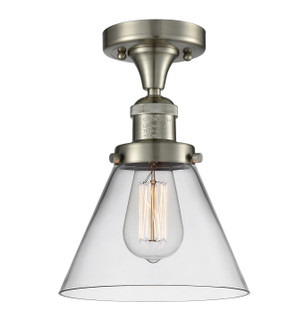 Franklin Restoration One Light Semi-Flush Mount in Brushed Satin Nickel (405|517-1CH-SN-G42)