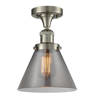 Franklin Restoration One Light Semi-Flush Mount in Brushed Satin Nickel (405|517-1CH-SN-G43)