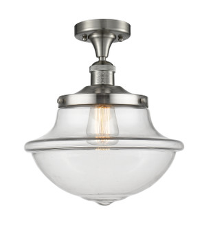 Franklin Restoration One Light Semi-Flush Mount in Brushed Satin Nickel (405|517-1CH-SN-G542)